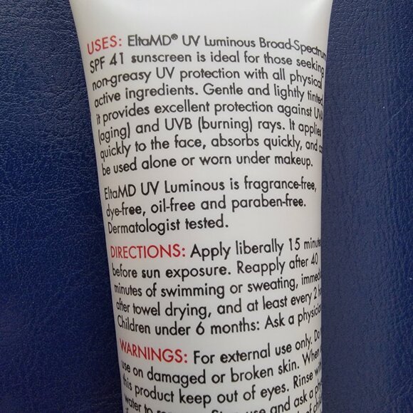 EltaMD UV Luminous Broad-Spectrum SPF 41Light Rosy Tint 1.7oz - Picture 13 of 15